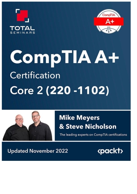Cover image for book CompTIA A+ Certification Core 2 (220-1102)