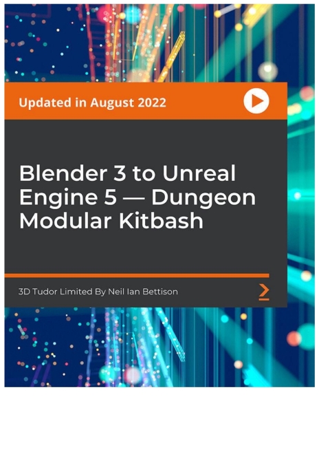 Cover image for book Blender 3 to Unreal Engine 5 — Dungeon Modular Kitbash