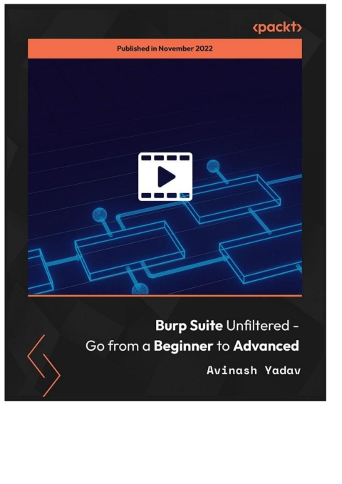 Cover image for book Burp Suite Unfiltered - Go from a Beginner to Advanced