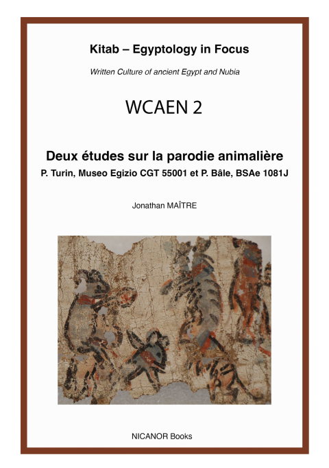Cover image for book Deux études sur la parodie animalière