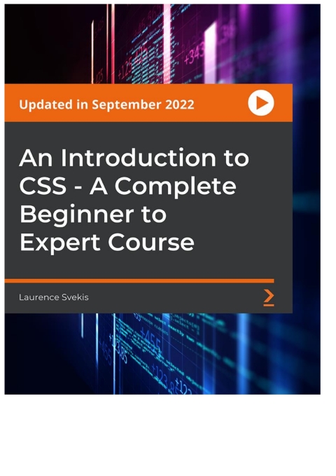 Cover image for book An Introduction to CSS - A Complete Beginner to Expert Course
