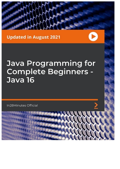 Cover image for book Java Programming for Complete Beginners - Java 16