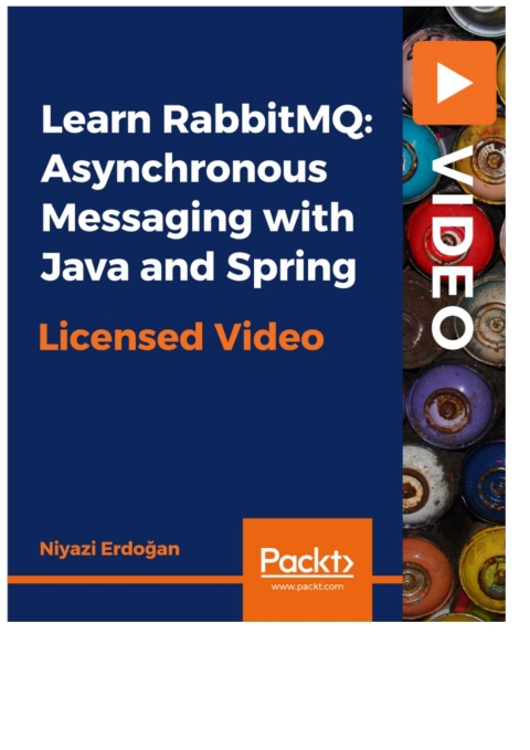 Cover image for book Learn RabbitMQ: Asynchronous Messaging with Java and Spring