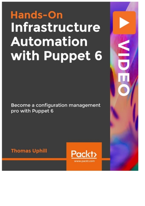Cover image for book Hands-On Infrastructure Automation with Puppet 6