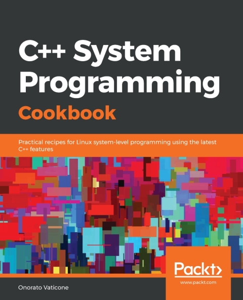 Cover image for book C++ System Programming Cookbook