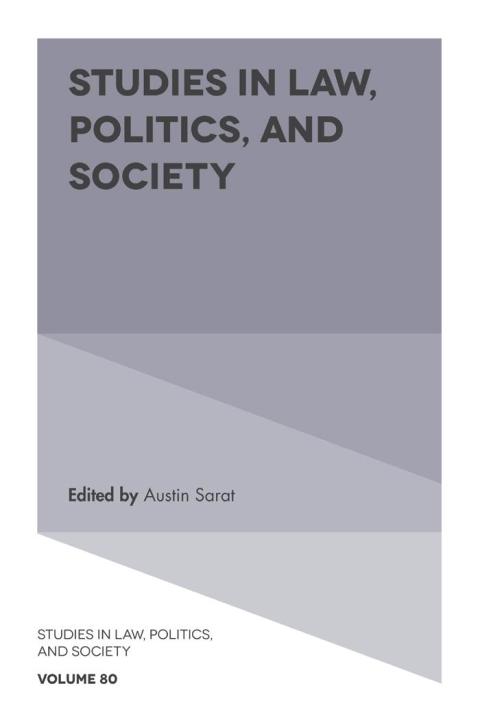 Cover image for book Studies in Law, Politics, and Society