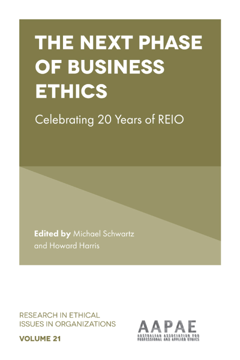 Cover image for book The Next Phase of Business Ethics