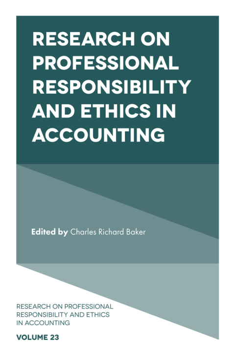 Research on Professional Responsibility and Ethics in Accounting 