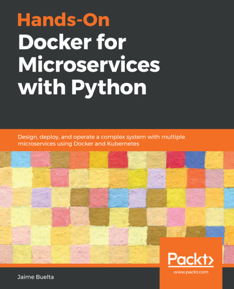 Cover image for book Hands-On Docker for Microservices with Python