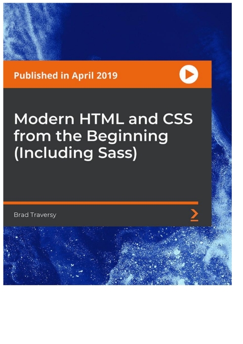 Cover image for book Modern HTML and CSS from the Beginning (Including Sass)