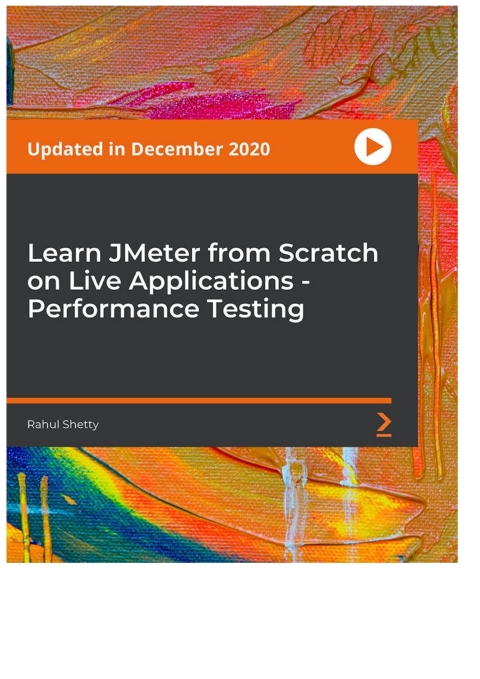 Cover image for book Learn JMeter from Scratch on Live Applications - Performance Testing