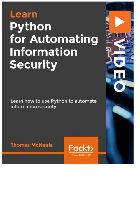 Cover image for book Python for Automating Information Security