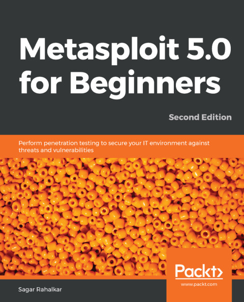 Cover image for book Metasploit 5.0 for Beginners