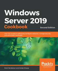 Cover image: Windows Server 2019 Cookbook 2nd edition 9781838987190