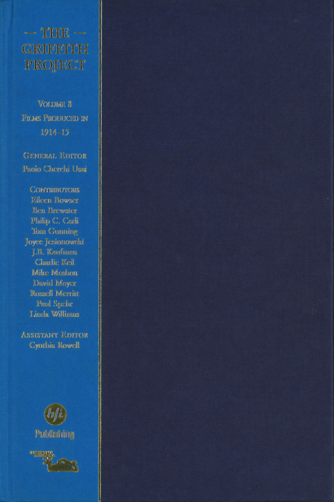 Cover image for book The Griffith Project, Volume 8
