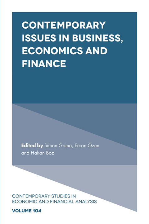 Contemporary Issues in Business, Economics and Finance 