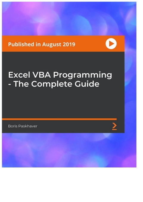 Cover image for book Excel VBA Programming - The Complete Guide