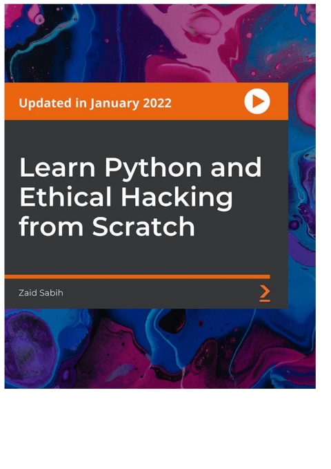 Cover image for book Learn Python and Ethical Hacking from Scratch