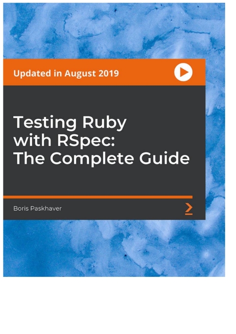 Cover image for book Testing Ruby with RSpec: The Complete Guide