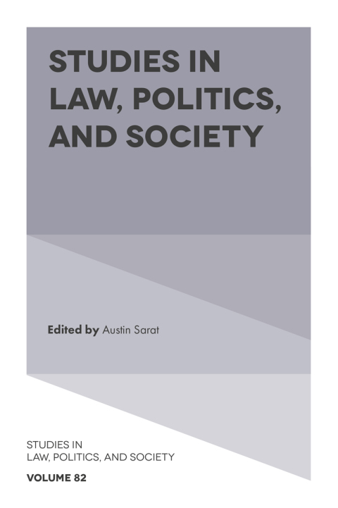 Cover image for book Studies in Law, Politics, and Society