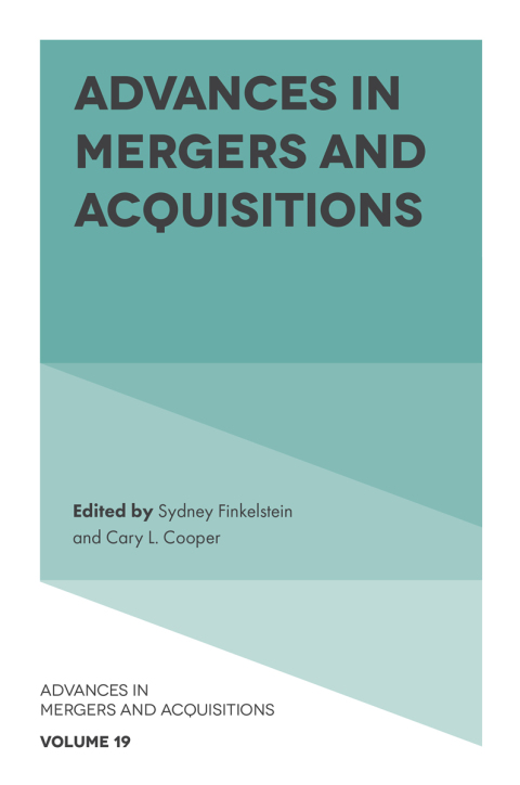 Advances in Mergers and Acquisitions 