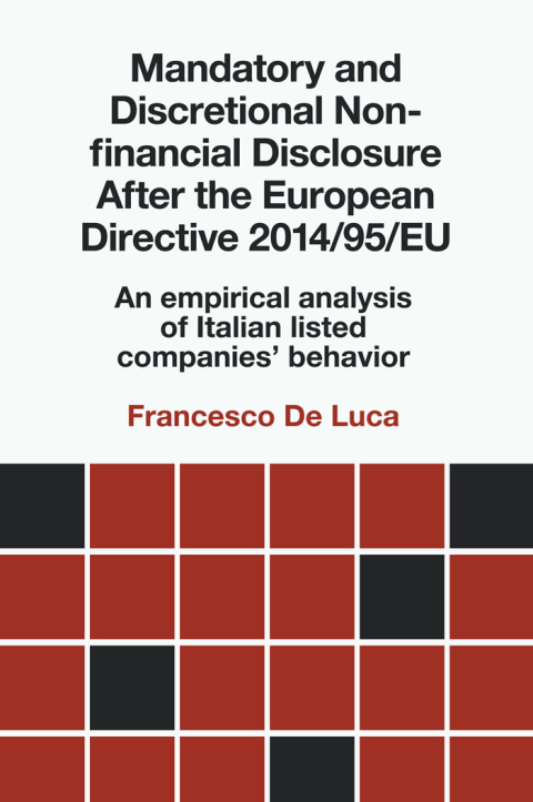 Cover image for book Mandatory and Discretional Non-financial Disclosure After the European Directive 2014/95/EU