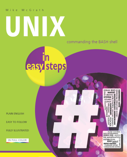 Cover image for book Unix in easy steps