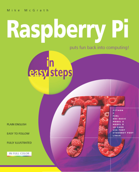 Cover image for book Raspberry Pi in easy steps