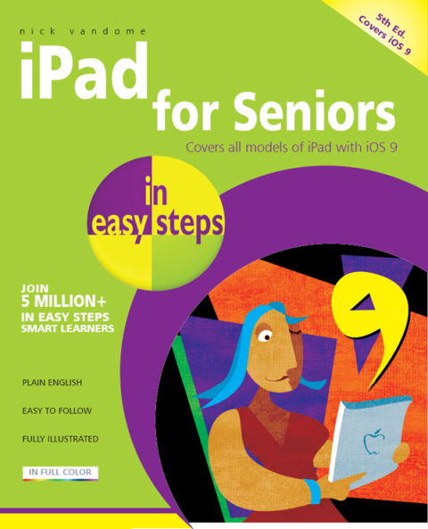 Cover image for book iPad for Seniors in easy steps, 5th edition