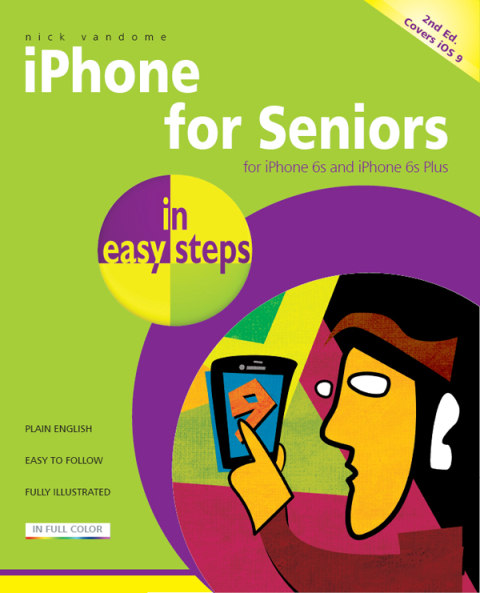 Cover image for book iPhone for Seniors in easy steps, 2nd edition