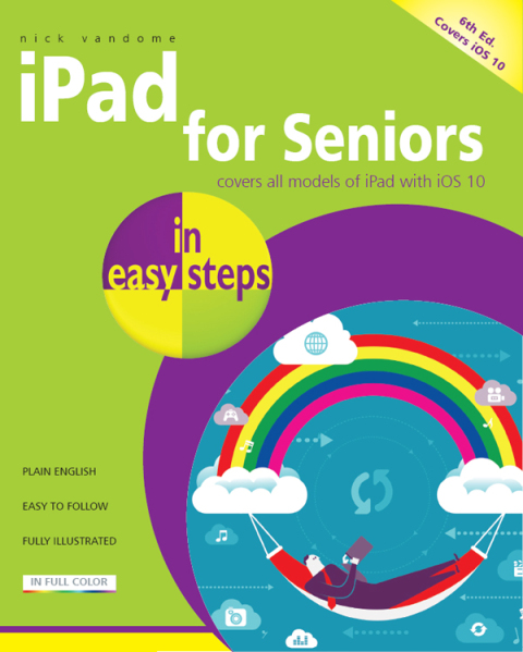 Cover image for book iPad for Seniors in easy steps, 6th edition