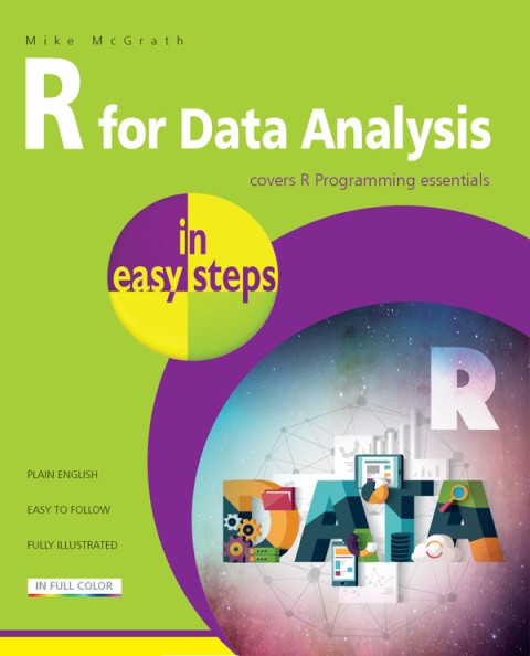 Cover image for book R for Data Analysis in easy steps