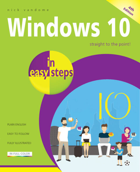 Cover image for book Windows 10 in easy steps, 4th edition