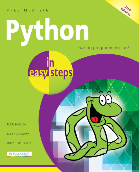 Cover image for book Python in easy steps, 2nd edition
