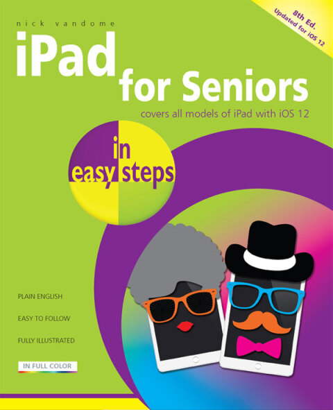 Cover image for book iPad for Seniors in easy steps, 8th edition