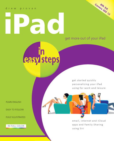 Cover image for book iPad in easy steps, 8th edition