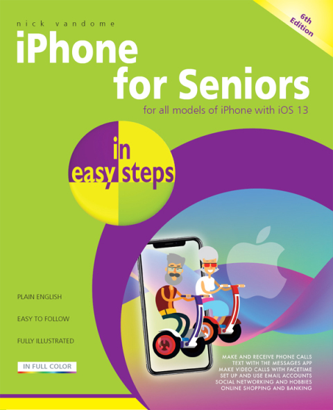 Cover image for book iPhone for Seniors in easy steps, 6th edition