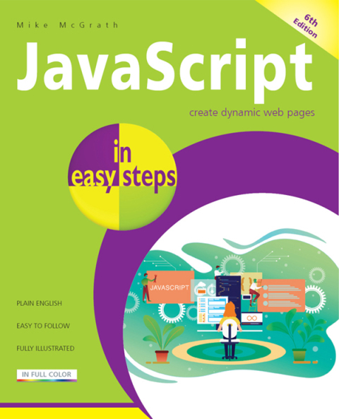Cover image for book Javascript in easy steps, 6th edition