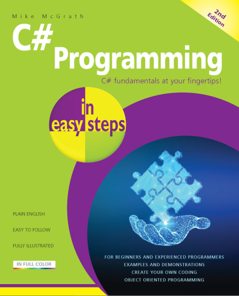 Cover image for book C# Programming in easy steps, 2nd edition