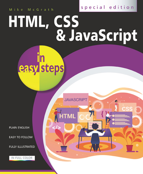 Cover image for book HTML, CSS & JavaScript in easy steps