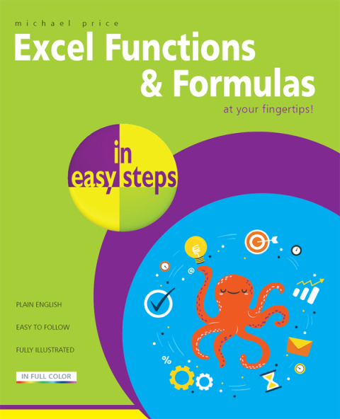 Cover image for book Excel Functions & Formulas in easy steps
