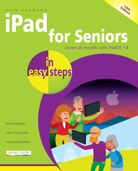 Cover image for book iPad for Seniors in easy steps, 10th edition