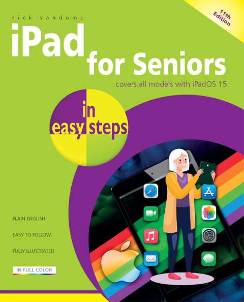 Cover image for book iPad for Seniors in easy steps, 11th edition