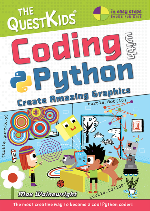 Cover image for book Coding with Python - Create Amazing Graphics