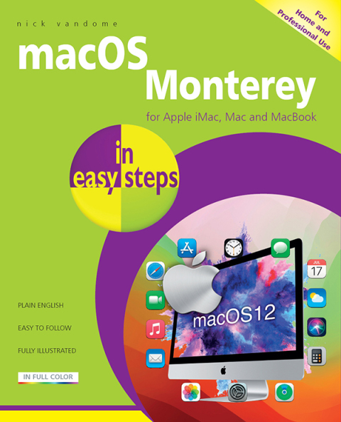 Cover image for book macOS Monterey in easy steps