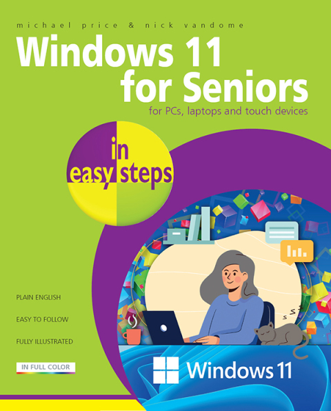 Cover image for book Windows 11 for Seniors in easy steps
