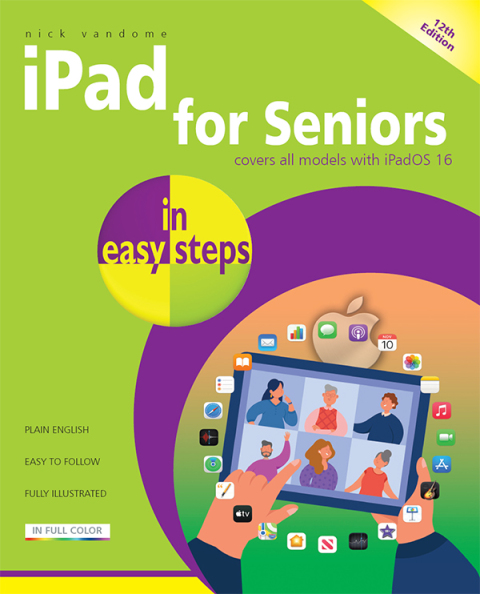 Cover image for book iPad for Seniors in easy steps, 12th edition
