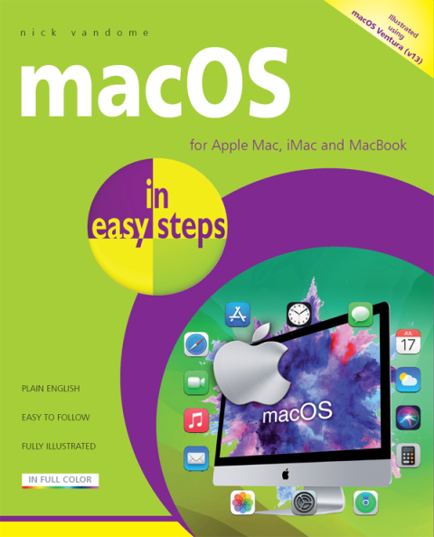 Cover image for book macOS in easy steps