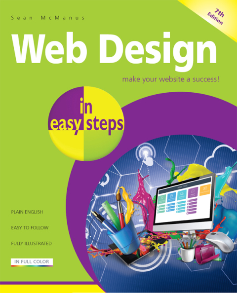 Cover image for book Web Design in easy steps, 7th edition