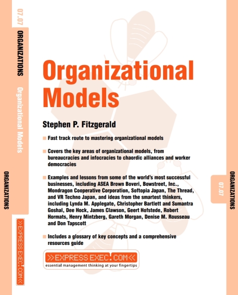 Cover image for book Organizational Models